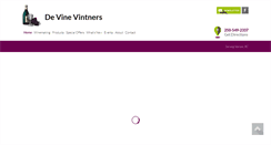 Desktop Screenshot of devinevintners.com